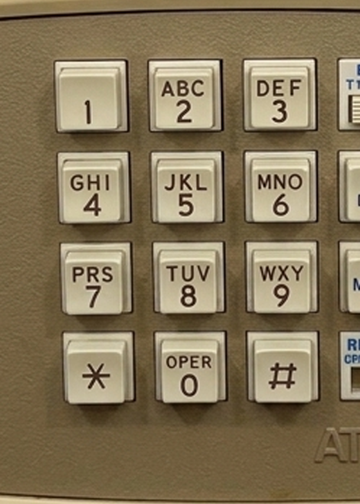 AT&T Touch-Tone 210 — Classic Push-Button Desk Phone